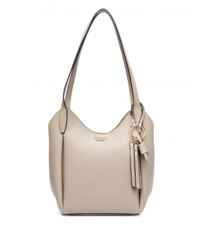 Guess Γυναικεία Τσάντα Ώμου HWBG9735030-LTA Μπεζ