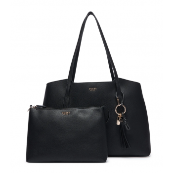 Guess Melody HWBG9735230-BLA Γυναικεία Τσάντα Shopper Μαύρη 43x28x15cm με Πρόσθετο Τσαντάκι Guess Melody HWBG9735230-BLA Γυναικεία Τσάντα Shopper Μαύρη 43x28x15cm με Πρόσθετο Τσαντάκι