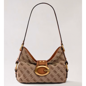Guess Camden Mini HWJJ9308720-LLG Γυναικεία Τσάντα Ώμου με Jacquard 4G Logo Guess Camden Mini HWJJ9308720-LLG Γυναικεία Τσάντα Ώμου με Jacquard 4G Logo