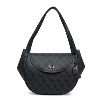 Guess HWSG9756190-CLO Γυναικεία Τσάντα Ώμου Μαύρη με Μονόγραμμα Guess HWSG9756190-CLO Γυναικεία Τσάντα Ώμου Μαύρη με Μονόγραμμα