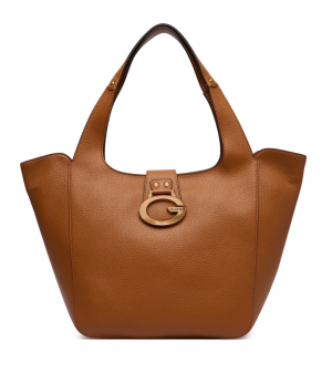 Guess Camden HWBB9308240-COG Γυναικεία Τσάντα Shopper Καφέ