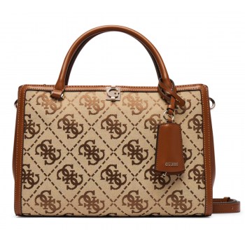 Guess HWJG9755070-LTL Γυναικεία Τσάντα Χειρός / Ώμου Tote με Μονόγραμμα Ανοιχτό Καφέ Guess HWJG9755070-LTL Γυναικεία Τσάντα Χειρός / Ώμου Tote με Μονόγραμμα Ανοιχτό Καφέ