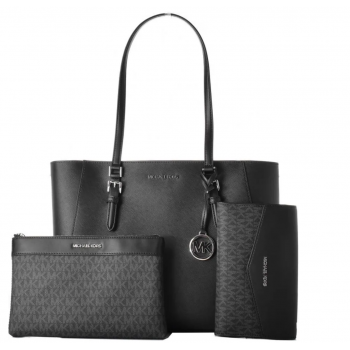 Michael Kors Charlotte Large 3-In-1 Γυναικεία Tote Τσάντα Μαύρη 35R3SCFT3T-BLA Michael Kors Charlotte Large 3-In-1 Γυναικεία Tote Τσάντα Μαύρη 35R3SCFT3T-BLA