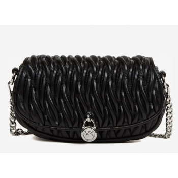 Michael Kors Mila Γυναικεία Καπιτονέ Τσάντα Χιαστί Μαύρη 23x14x8cm, 35S6SIMC5Y-001 Michael Kors Mila Γυναικεία Καπιτονέ Τσάντα Χιαστί Μαύρη 23x14x8cm, 35S6SIMC5Y-001