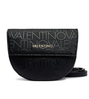 Valentino Bags Gynevra Re VBSA6809-001 Γυναικεία Τσάντα Ώμου / Χιαστί Μαύρη με Μονόγραμμα