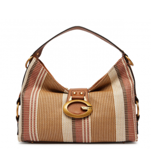 Guess Camden Γυναικεία Τσάντα Ώμου HWAB9308180-CGM Καφέ 36x11x26 cm
