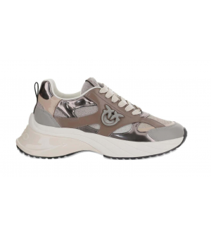Pinko Ariel 15 Γυναικεία Sneakers SS0067E032-L15 με Δέρμα & Glitter, Πολύχρωμα