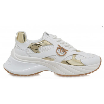 Pinko Ariel 15 Γυναικεία Chunky Sneakers Λευκό/Χρυσό Mirror SS0067E032-ZZL Pinko Ariel 15 Γυναικεία Chunky Sneakers Λευκό/Χρυσό Mirror SS0067E032-ZZL