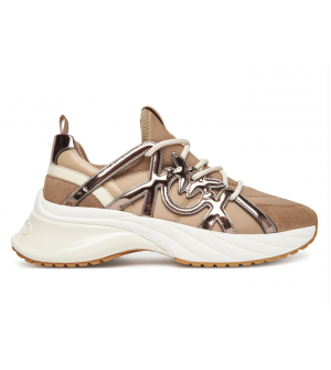 PINKO Ariel 01 Γυναικεία Sneakers Καφέ Tabacco SS0023T040-L15