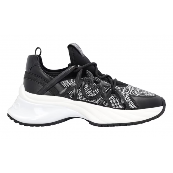 Pinko Ariel 01 SS0023T014-ZI4 Γυναικεία Sneakers Μαύρα με Στρας & Chunky Σόλα 6cm Pinko Ariel 01 SS0023T014-ZI4 Γυναικεία Sneakers Μαύρα με Στρας & Chunky Σόλα 6cm