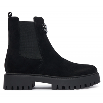 Guess Γυναικεία Μποτάκια Chelsea FLTF2DSUE10-BLACK Μαύρα από Φυσικό Δέρμα Suede με Λάστιχο και Χοντρή Σόλα Guess Γυναικεία Μποτάκια Chelsea FLTF2DSUE10-BLACK Μαύρα από Φυσικό Δέρμα Suede με Λάστιχο και Χοντρή Σόλα