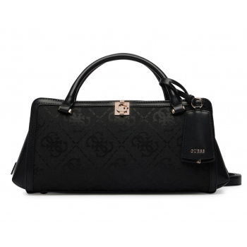 Guess Audrey Logo HWJG9755060-BLO Γυναικεία Τσάντα Χειρός/Ώμου Μαύρη με Monogram 35x16x11cm Guess Audrey Logo HWJG9755060-BLO Γυναικεία Τσάντα Χειρός/Ώμου Μαύρη με Monogram 35x16x11cm