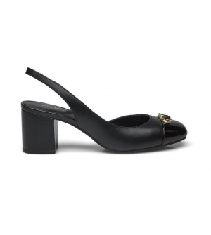 Michael Kors Perla Flex Toe Cap Pump 40R5PLMP1L-001 Γυναικείες Γόβες Μαύρες με Τακούνι 6 cm