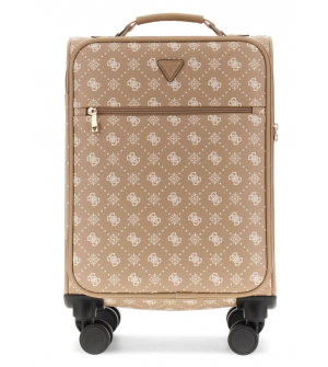 Guess Silia GP9890983-BSG Γυναικεία Βαλίτσα Καμπίνας 18" 30lt με 8 Ρόδες & Κλειδαριά TSA, Biscotti Logo