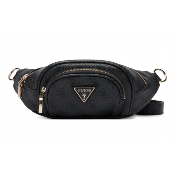 Guess Latona Travel TWHB9211080-CLO Γυναικείο Τσαντάκι Μέσης Μαύρο με Monogram Guess Latona Travel TWHB9211080-CLO Γυναικείο Τσαντάκι Μέσης Μαύρο με Monogram