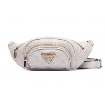 Guess Latona Travel TWHB9211080-BNN Γυναικείο Τσαντάκι Μέσης Κρεμ με Μονόγραμμα Guess Latona Travel TWHB9211080-BNN Γυναικείο Τσαντάκι Μέσης Κρεμ με Μονόγραμμα
