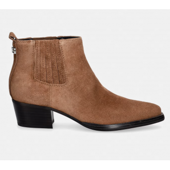 Guess WYNIE Γυναικεία Chelsea Μποτάκια FLTWYISUE10-TAN Καστόρι, Καφέ, Χαμηλό Χοντρό Τακούνι 4,5 cm Guess WYNIE Γυναικεία Chelsea Μποτάκια FLTWYISUE10-TAN Καστόρι, Καφέ, Χαμηλό Χοντρό Τακούνι 4,5 cm