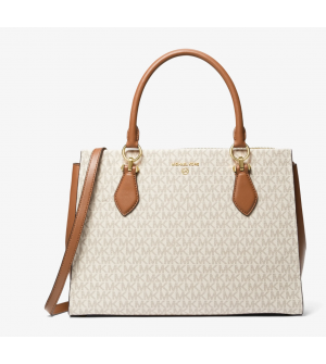 Michael Kors Marilyn Large Logo Satchel Γυναικεία Τσάντα Χειρός/Ώμου 30F2G6AS3B-1546