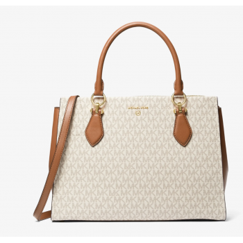 Michael Kors Marilyn Large Logo Satchel Γυναικεία Τσάντα Χειρός/Ώμου 30F2G6AS3B-1546 Michael Kors Marilyn Large Logo Satchel Γυναικεία Τσάντα Χειρός/Ώμου 30F2G6AS3B-1546