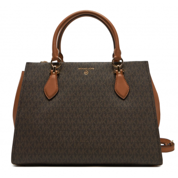 Michael Kors Γυναικεία Τσάντα Ώμου 30F2G6AS3B-1335 Καφέ/Acorn, με Φερμουάρ και Ρυθμιζόμενο Λουράκι, 35x24,5x13 cm Michael Kors Γυναικεία Τσάντα Ώμου 30F2G6AS3B-1335 Καφέ/Acorn, με Φερμουάρ και Ρυθμιζόμενο Λουράκι, 35x24,5x13 cm
