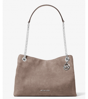 Michael Kors Christina Medium Messenger Bag 35F6S8WM6S-0283 Τσάντα Ώμου Mushroom