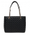 Guess Giully II HWQG9673240-BLA Γυναικεία Τσάντα Ώμου Μαύρη, Οικολογικό Δέρμα, Χωράει Α4