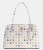 Guess Patsie Shopper TWGM9919024-MUO Γυναικεία Τσάντα Ώμου Λευκή Πολύχρωμη