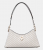 Guess Γυναικεία Τσάντα Ώμου Patsie HWZE9919180-STO Λευκή, Οικολογικό Δέρμα, Με Φερμουάρ