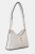 Guess Γυναικεία Τσάντα Ώμου Patsie HWZE9919180-STO Λευκή, Οικολογικό Δέρμα, Με Φερμουάρ