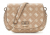 Guess Γυναικεία Τσάντα Χιαστί Emelie Logo HWGP9928200-BSG Μπεζ, Οικολογικό Δέρμα, Με Μαγνητικό Κλείσιμο