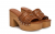 Guess Γυναικείες Πλατφόρμες FLJ2LLLEA04-BROWN Καφέ, Monogram, Slip-On, Ψηλό Τακούνι με Πλατφόρμα