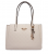 Guess Γυναικεία Τσάντα Ώμου Anise HWPD9916230-STL Εκρού, Ανάγλυφο Σχέδιο, Χωράει A4