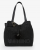 Valentino Γυναικεία Τσάντα Ώμου / Tote Courmayeur VBS7GG01PAG-001 Μαύρη, Οικολογικό Δέρμα, Με Αποσπώμενο Λουράκι, Χωράει A4