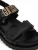 Guess Γυναικεία Σανδάλια FLJFBLELE03-BLA Μαύρα, Πλατφόρμα 3.5cm, Οικολογικό Δέρμα, Peep Toe, Με Σκρατς