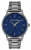 Calvin Klein Ανδρικό Ρολόι Linked 25200502, Ανοξείδωτο Ατσάλι, Γκρι Μπρασελέ, Μπλε Καντράν, Quartz, 41mm