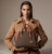 Michael Michael Kors Γυναικεία Τσάντα Χειρός / Ώμου Avril 35F4G4VS3B-Brown, Signature Logo, Με Αποσπώμενο Λουράκι, Large