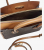 Michael Michael Kors Γυναικεία Τσάντα Χειρός / Ώμου Mercer MD TZ Belted Satchel 35F2GM9S8B-Brown, Signature MK Logo, Coated Canvas