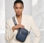 Michael Michael Kors JET SET ITEM MD NS PKT XBODY 35T4STTC2L-Navy Γυναικεία Δερμάτινη Τσάντα Χιαστί , Pebbled Leather