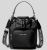 Michael Michael Kors Γυναικεία Τσάντα Χιαστί KHAI 35T5S5FM1C-BLA SM Bucket Messenger, Μαύρη, Nylon με Δερμάτινες Λεπτομέρειες