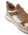 Michael Kors Theo Trainer Γυναικεία Sneakers Δερμάτινα & Mesh Driftwood Multi 43F4THFS2D-287