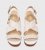 Michael Kors Vera Platform Γυναικεία Πέδιλα με Χοντρό Τακούνι Vanilla Multi 40S4VEMS2B-170