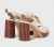 Michael Kors Vera Platform Γυναικεία Πέδιλα με Χοντρό Τακούνι Vanilla Multi 40S4VEMS2B-170