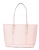 Michael Michael Kors Quinn 30T5GQNT9L-187 Γυναικεία Δερμάτινη Τσάντα Ώμου Tote Large Soft Pink με Φερμουάρ