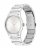 Calvin Klein Γυναικείο Ρολόι 25100076 Quartz 36mm με Ασημί Καντράν & Ασημί Ανοξείδωτο Ατσάλινο Μπρασελέ