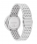 Calvin Klein Twisted Bezel 25100065 Γυναικείο Ρολόι Quartz 34mm με Ασημί Ανοξείδωτο Μπρασελέ και Γαλάζιο Καντράν