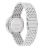 Calvin Klein Twisted Bezel 25100064 Γυναικείο Ρολόι Quartz 34mm με Ασημί Ατσάλινο Μπρασελέ και Βυσσινί Καντράν