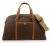 Michael Michael Kors Travel XL Weekender 35S4GTFU4B-Brown Γυναικεία Ταξιδιωτική Τσάντα Boston Καφέ PVC με Δερμάτινες Λεπτομέρειες 48cm