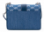 Michael Michael Kors Greenwich 35T5SGRC1J-Navy Γυναικεία Τσάντα Ώμου Small Flap Crossbody Υφασμάτινη 21x15x8 cm