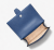 Michael Michael Kors Greenwich 35T5SGRC1J-Navy Γυναικεία Τσάντα Ώμου Small Flap Crossbody Υφασμάτινη 21x15x8 cm