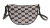Michael Michael Kors Dover 35S4G4DC5J-BLA Γυναικεία Υφασμάτινη Τσάντα Χιαστί Small Half Moon Xbody Μαύρη